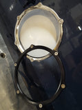 black anodized window bezel optic armor lexan