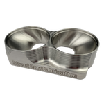 Street Carr Fabrication T100 dual inlet divided billet turbo flange
